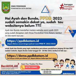 INFO PPDB TAHUN PELAJARAN 2023-2024